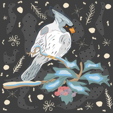 Sevimli El Çizim Elementleri. Hassas Tasarım. Vektör İllüstrasyonu