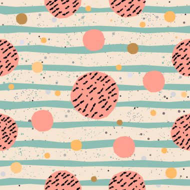 Sevimli El Çizim Elementleri. Hassas Tasarım. Vektör İllüstrasyonu