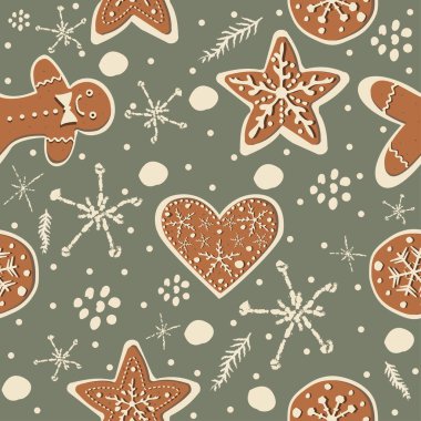 Zencefilli Noel Kalıbı Arkaplanı