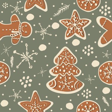 Zencefilli Noel Kalıbı Arkaplanı