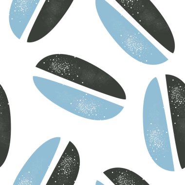 Modern renklerde Şirin, Kusursuz İskandinav Terracotta Deseni.