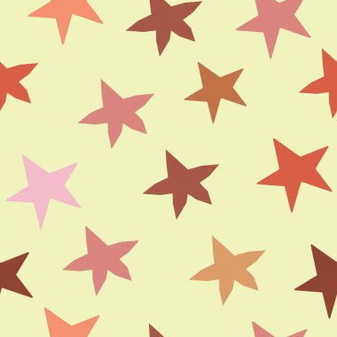 Kusursuz Yıldızlı Desen. İskandinav Tarzı