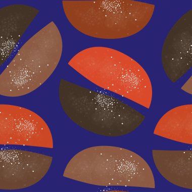 Terracotta Soyut Kusursuz Düzen. Modern Dijital Tasarım. Kip