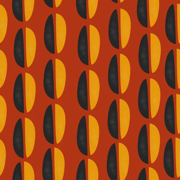 Terracotta Abstract Padrão sem costura. Design digital moderno. Modo —  Vetores de Stock