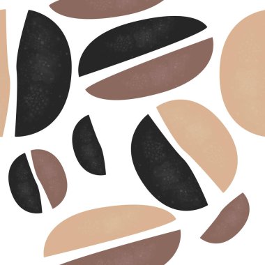 Modern renklerde Şirin, Kusursuz İskandinav Terracotta Deseni