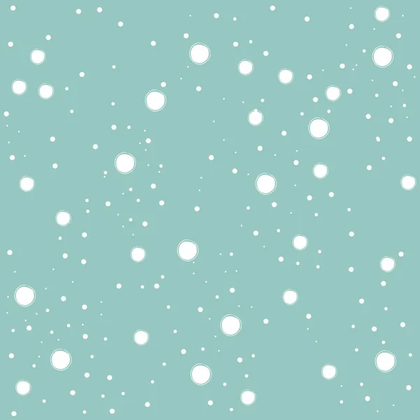 Modèle d'hiver sans couture avec des plantes d'hiver dessinées à la main — Image vectorielle