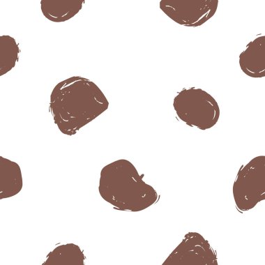 Terracotta Soyut Kusursuz Şablon, komik şekilli. Modern D