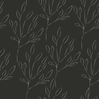 Modern renklerde şirin İskandinav Terracotta deseni. Sevimli Üçlü