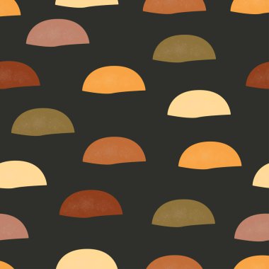 Terracotta Soyut Kusursuz Düzen. Modern Dijital Tasarım. Modern İskandinav Tarzı. Çağdaş Renkler ve Tasarım. 