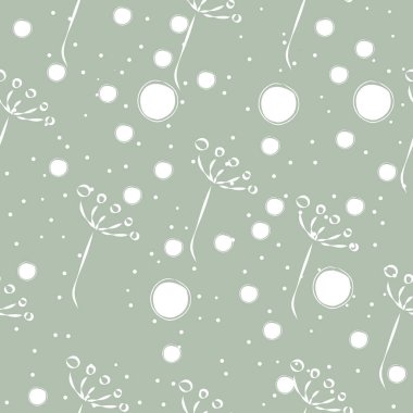 Egzotik bitkileri olan kusursuz bir desen. İskandinav El Çekimi Sty