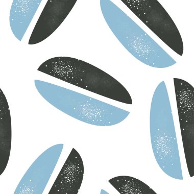 Modern renklerde Şirin, Kusursuz İskandinav Terracotta Deseni.