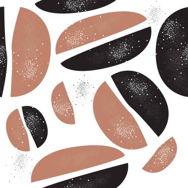 Terracotta Soyut Kusursuz Düzen. Modern Dijital Tasarım. Kip