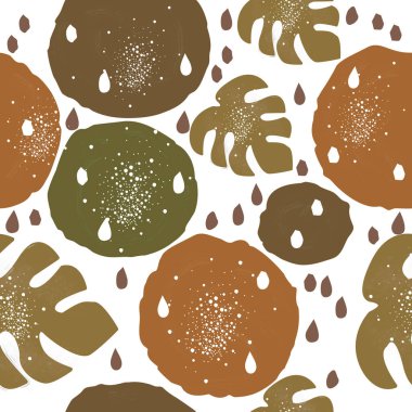 Terracotta Soyut Kusursuz Düzen. Modern Dijital Tasarım. Kip