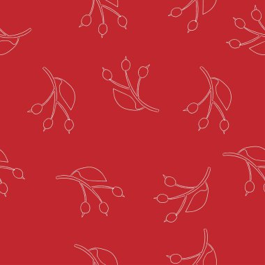 Kusursuz kış şablonu. El yapımı tasarım. İskandinav Tarzı