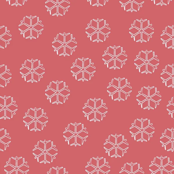 Bezproblémový zimní vzor. Veselé vánoční textury. Skandinávský S — Stockový vektor