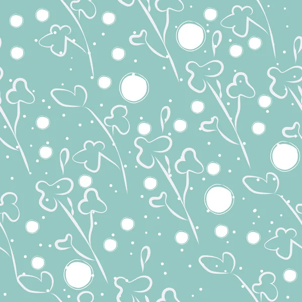 바다없는 겨울의 패턴 과 손으로 만년설을 그렸습니다. 스칸디나비아 — 스톡 벡터