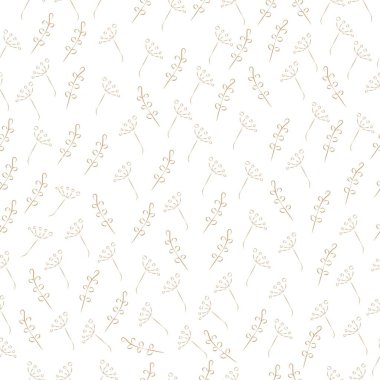 Çiçeksel Soyut Kusursuz Desen. Modern Dijital Tasarım. Hassas