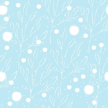 Modern renklerde şirin İskandinav Terracotta deseni. Bitki Te