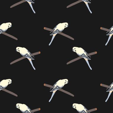 Elle çizilmiş elementleri olan şirin bir desen. İskandinav Tarzı.