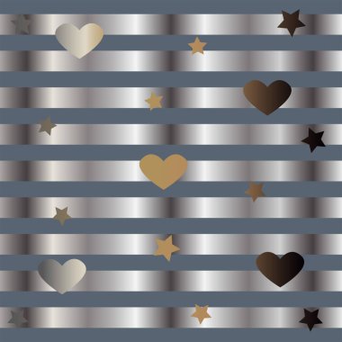 Elle çizilmiş elementleri olan şirin bir desen. İskandinav Tarzı.