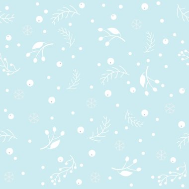 Elle çizilmiş elementleri olan şirin bir desen. İskandinav Tarzı.