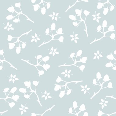 Elle çizilmiş elementleri olan şirin bir desen. İskandinav Tarzı.