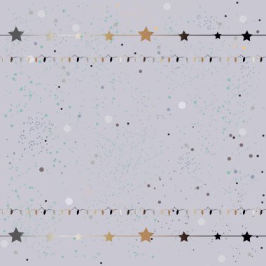 Elle çizilmiş elementleri olan şirin bir desen. İskandinav Tarzı.