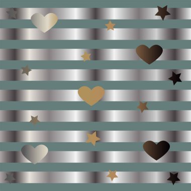 Elle çizilmiş elementleri olan şirin bir desen. İskandinav Tarzı.