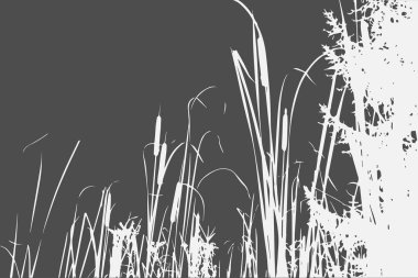 Elle çizilmiş elementleri olan şirin bir desen. İskandinav Tarzı.