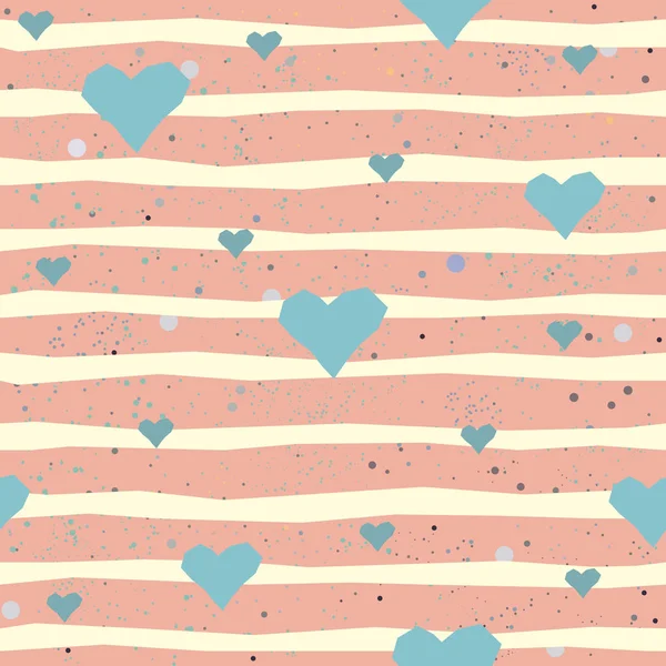 Elle çizilmiş elementleri olan şirin bir desen. İskandinav Tarzı.