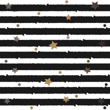 Elle çizilmiş elementleri olan şirin bir desen. İskandinav Tarzı.