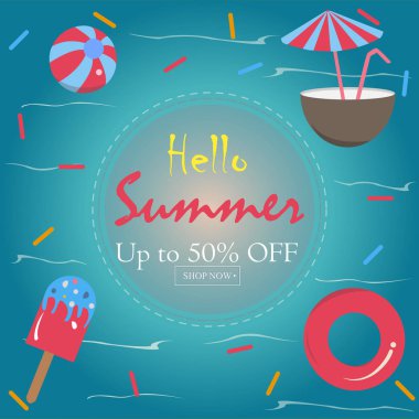 Elle çizilmiş elementleri olan şirin bir desen. İskandinav Tarzı.