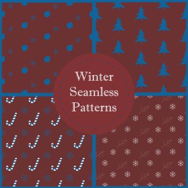 Elle çizilmiş elementleri olan şirin bir desen. İskandinav Tarzı.