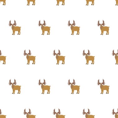 Elle çizilmiş elementleri olan şirin bir desen. İskandinav Tarzı.