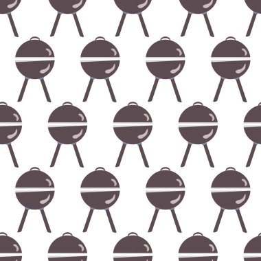 Elle çizilmiş elementleri olan şirin bir desen. İskandinav Tarzı.