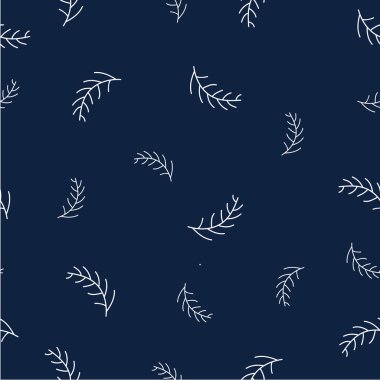 Elle çizilmiş elementleri olan şirin bir desen. İskandinav Tarzı.