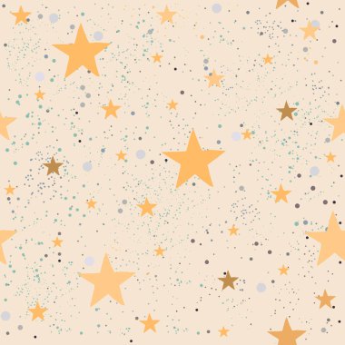 Elle çizilmiş elementleri olan şirin bir desen. İskandinav Tarzı.