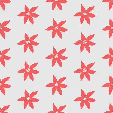 Elle çizilmiş elementleri olan şirin bir desen. İskandinav Tarzı.