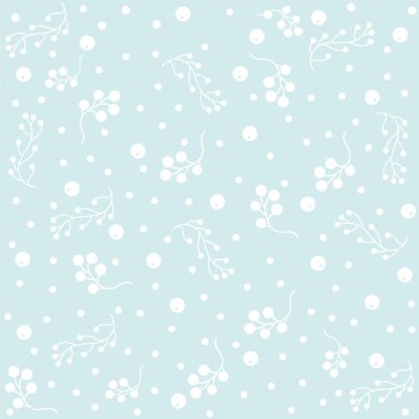 Elle çizilmiş elementleri olan şirin bir desen. İskandinav Tarzı.