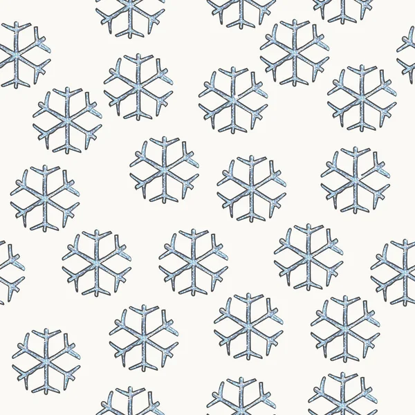 Seamless Winter Pattern. Merry Christmas Texture. Scandinavian S — Stock Vector