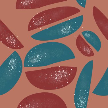 Terracotta Soyut Kusursuz Düzen. Modern Dijital Tasarım. Kip