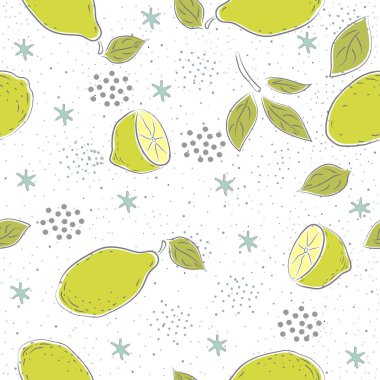 Tatlı kirazlı kusursuz desen, şirin armutlar.