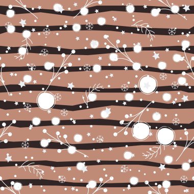 Soyut Kusursuz Desen. Modern Dijital Tasarım. Modern İskandinav Tarzı. 