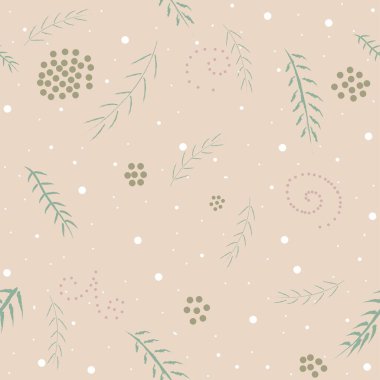 Noel süsleriyle kusursuz kış deseni