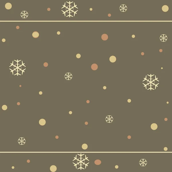 Patrón Invierno Sin Costuras Con Adornos Navidad — Vector de stock