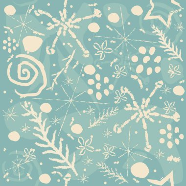 Noel süsleriyle kusursuz kış deseni