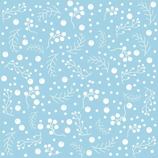 Floral Pattern Blue Terracotta Floral Abstract Naadloos Patroon Modern Digitaal — Stockvector