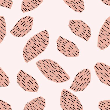  Modern renklerde şirin İskandinav Terracotta deseni. Şirin elementler. Baskılar için modern soyut sanat. İskandinav Tasarımı.