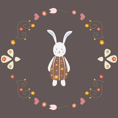 Ayılı komik kusursuz desen. Yaratıcı Tasarım. Vektör İllüstrasyonu.