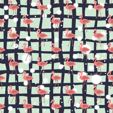  Soyut Kusursuz Desen. Modern Dijital Tasarım. Modern İskandinav Tarzı. 